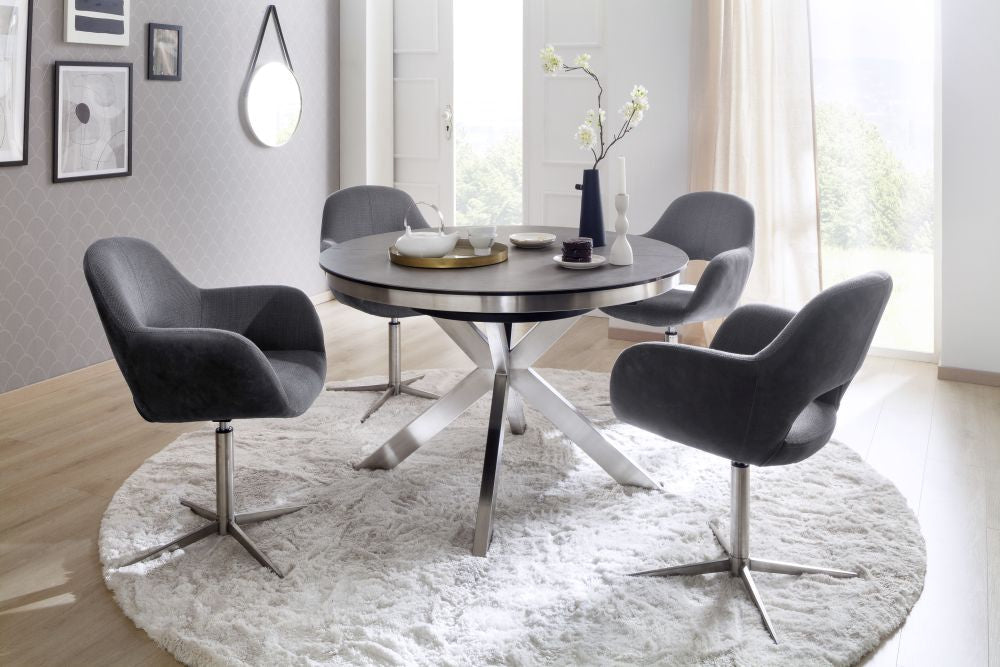 MCA | Stuhl | MELROSE 2 KREUZFU.DREH.AN | anthrazit