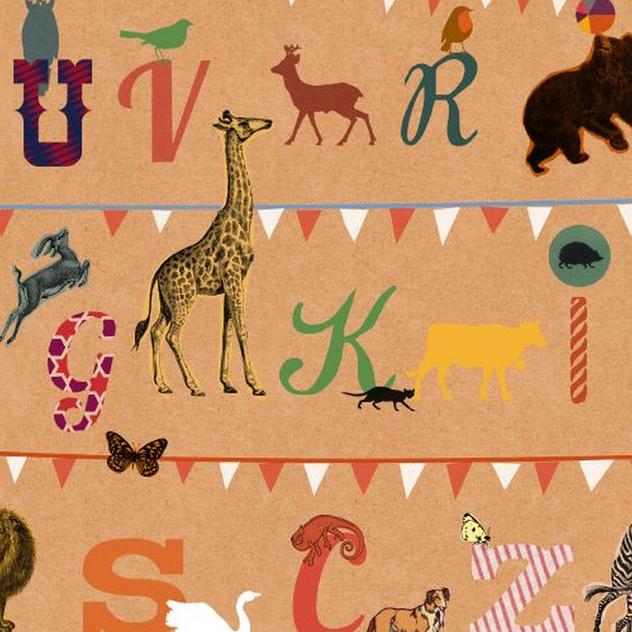 Vlies Fototapete | T wie Tiger | Größe 250 x 250 cm