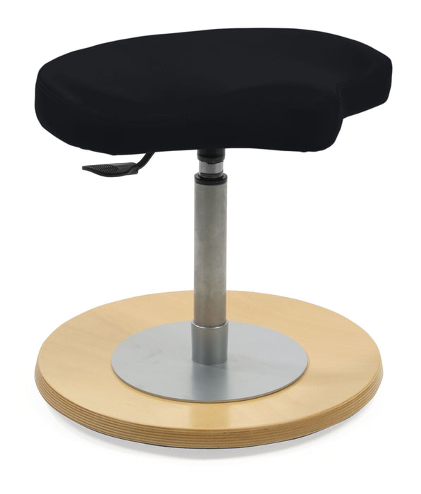 Mayer | Kinderpendelhocker mit Ergositz 1169 | Schwarz | Gestell Buche