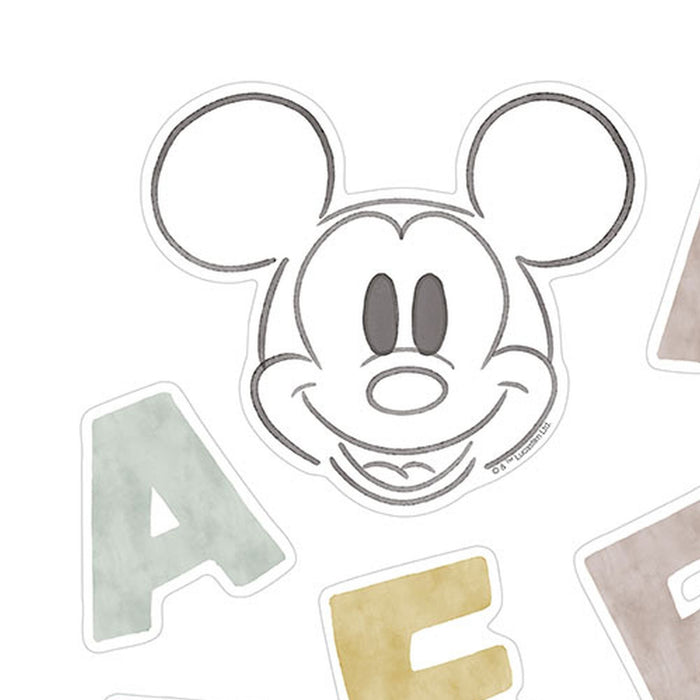 Komar | Wandtattoo | Mickey Alphabet  | Größe 50 x 70 cm