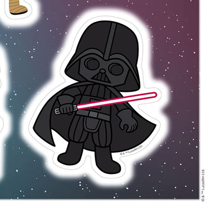 Wandtattoo | Star Wars Little Heroes  | Größe 50 x 70 cm
