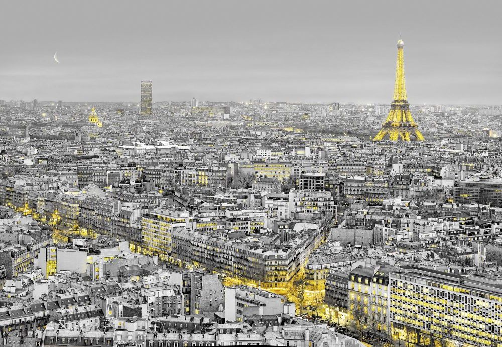 Komar | Papier Fototapete | Paris Lights | Größe 368 x 254 cm