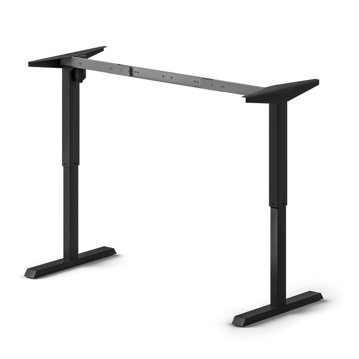 emuca Höhenverstellbarer motorisierter Tisch, Stahl, schwarz