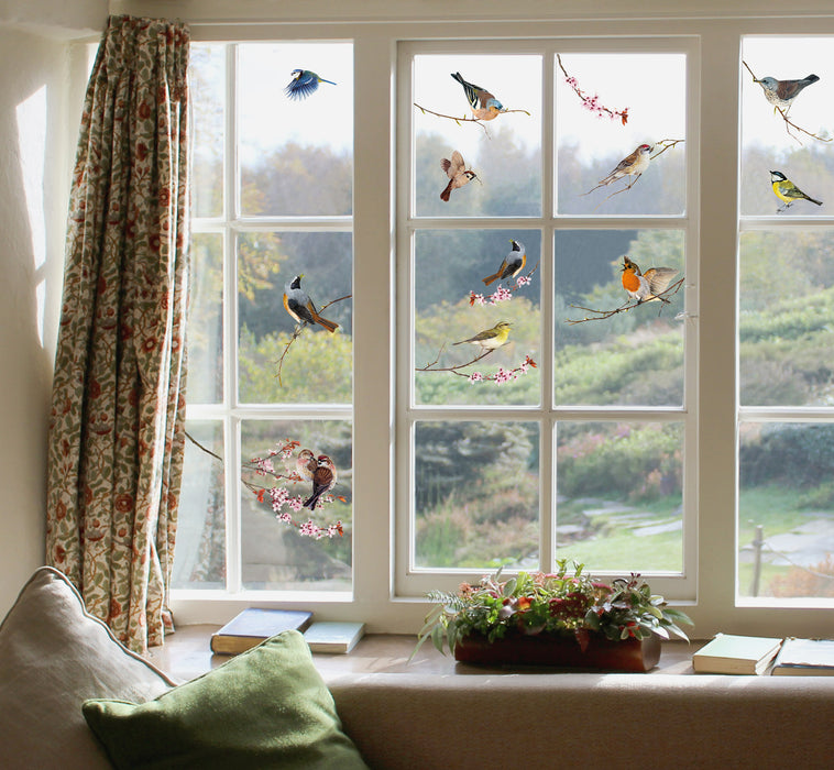 Komar | Fenstersticker | Birds | Größe 31 x 31 cm