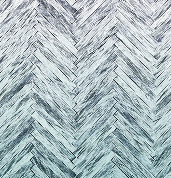 Vlies Fototapete | Herringbone Mint Panel | Größe 100 x 250 cm