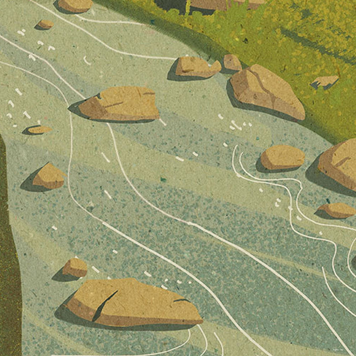 Vlies Fototapete | Cars Camping | Größe 200 x 280 cm