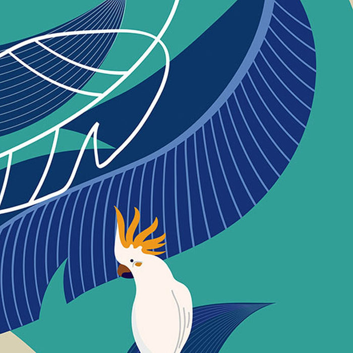 Vlies Fototapete | Jungle Rendezvous | Größe 400 x 280 cm