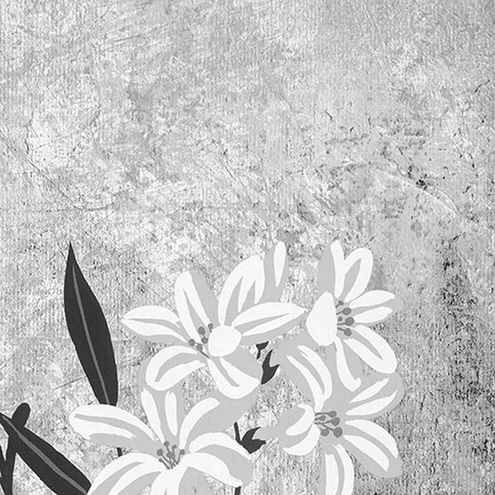 Vlies Fototapete | Moonlight Flowers  | Größe 200 x 250 cm