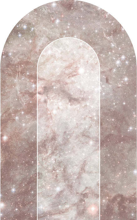 Selbstklebende Vlies Fototapete/Wandtattoo | Mauve Diamond | Größe 127 x 200 cm