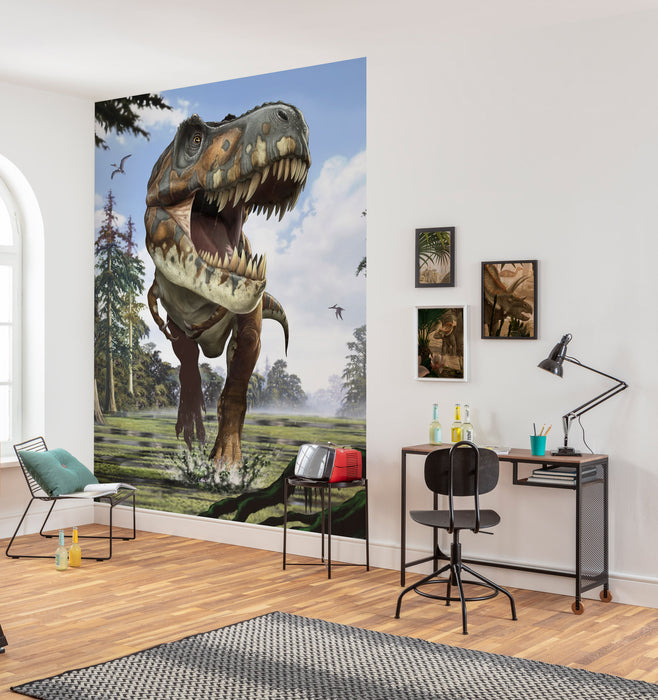 Komar | Vlies Fototapete | Tyrannosaurus Rex | Größe 184 x 248 cm