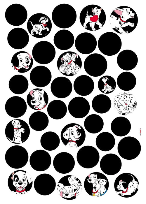 Komar | Wandtattoo | 101 Dalmatiner Dots | Größe 50 x 70 cm