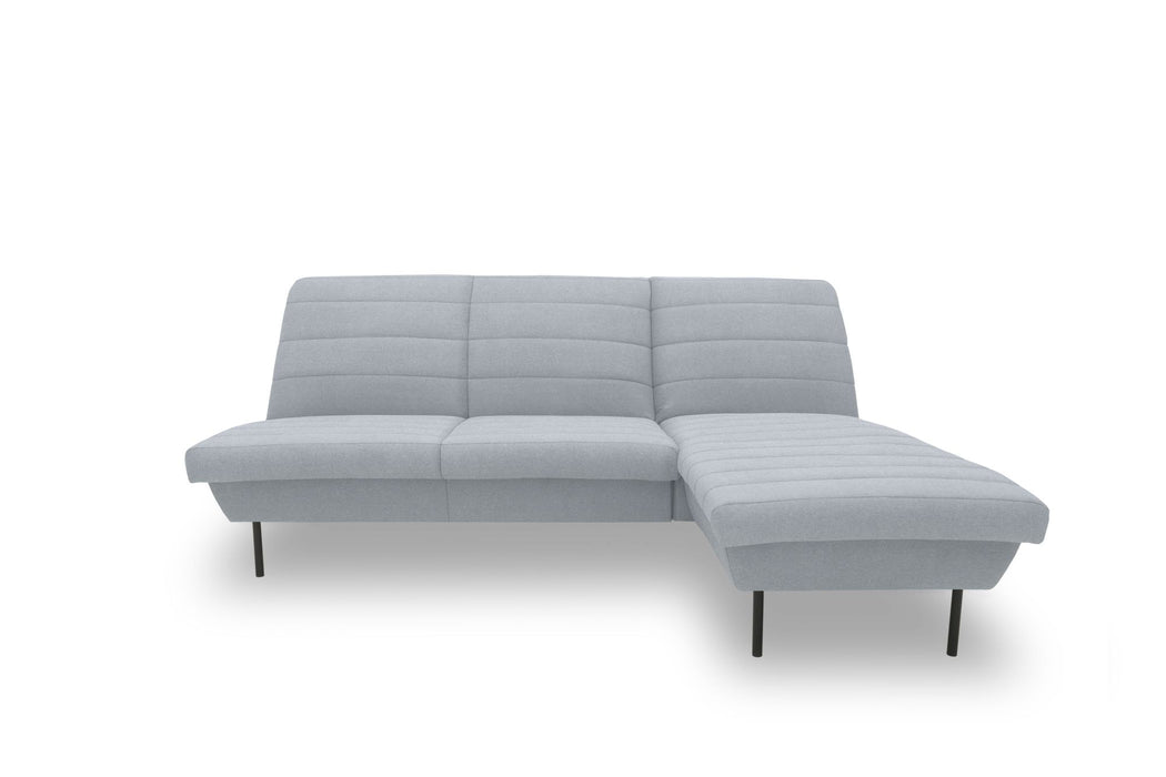 LOOKS IX Ecksofa Longchair | Sofa L-Form | Couch Polsterecke | ohne Armlehnen | Longchair rechts | attraktive Steppung | 214x168  cm