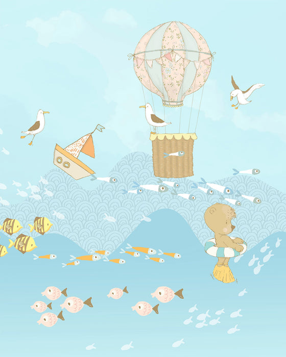 Vlies Fototapete | Wavy Venture  | Größe 200 x 250 cm