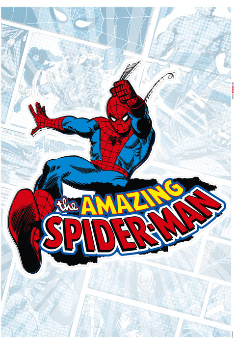 Komar | Wandtattoo | Spider Man Comic Classic  | Größe 50 x 70 cm