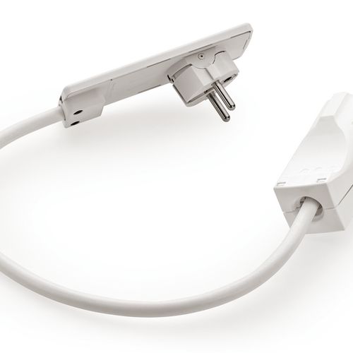 Naber | Verbindungsleitung mit Evoline Plugstecker | Stecker | L 500 mm | weiß