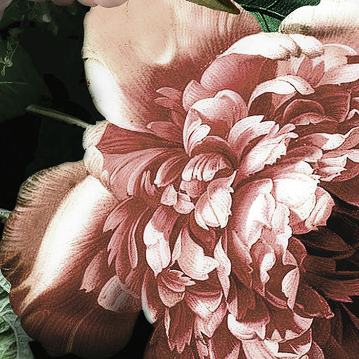 Komar | Selbstklebende Vlies Fototapete/Wandtattoo | Flower Couture | Größe 125 x 125 cm