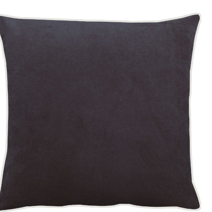 Apelt | Tahiti | Kissenhülle | 46x46 | anthrazit / schwarz
