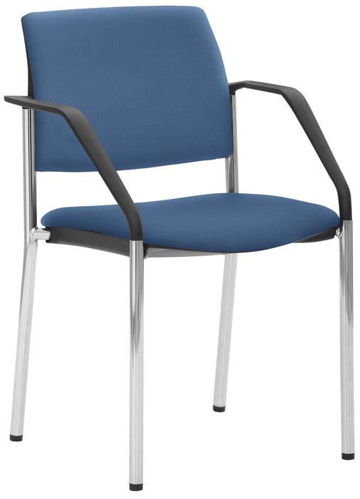 Mayer | Stapelstuhl 2518 | Blau | Gestell Chrom