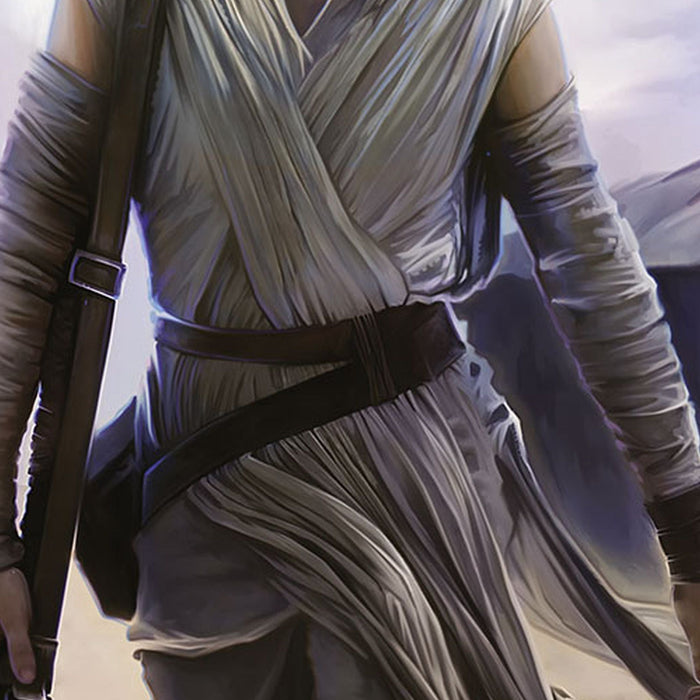 Papier Fototapete | STAR WARS Rey | Größe 184 x 254 cm