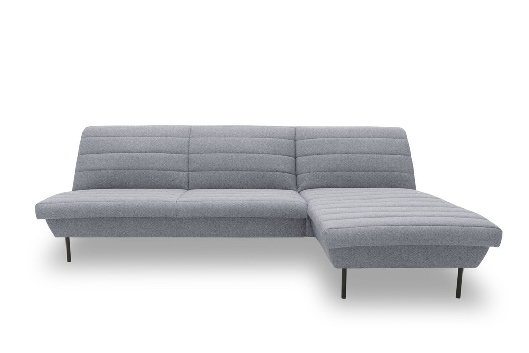 LOOKS IX Ecksofa Longchair | Sofa L-Form | Couch Polsterecke | ohne Armlehnen | Longchair rechts | attraktive Steppung | 274x168  cm