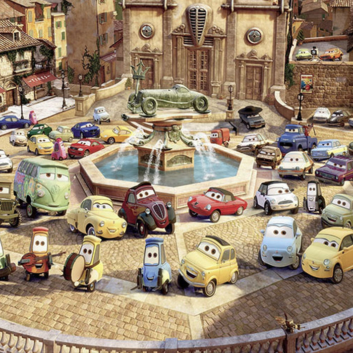 Papier Fototapete |  Cars World | Größe 368 x 254 cm