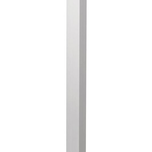 Kreta Vierkantfuß Aluminium | Stützfuß | edelstahlfarbig | H 870 mm