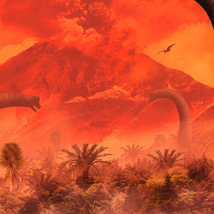 Komar | Vlies Fototapete | Brachiosaurus Panorama | Größe 500 x 280 cm