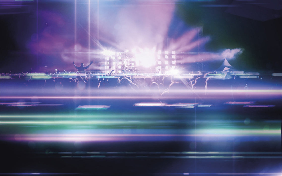 Vlies Fototapete | Open Air Electro | Größe 400 x 250 cm