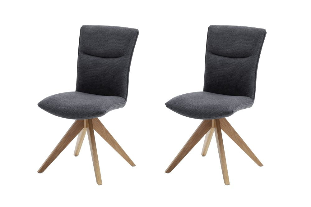 MCA | Stuhl | ODENSE 4-FUß-STUHL, KEDER | anthrazit