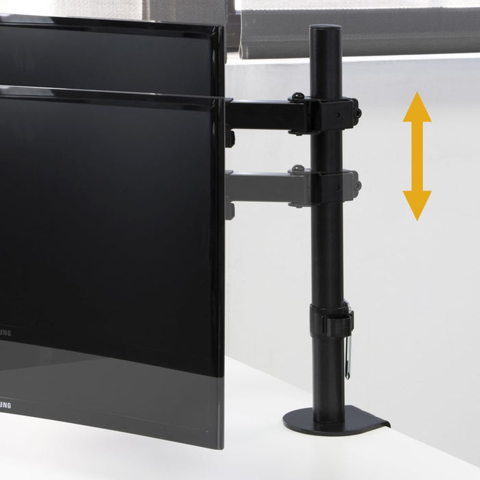emuca Monitorständer 13 bis 32 Zoll für Tisch, bis 8 kg, MAX VESA 75x75mm-100x10
