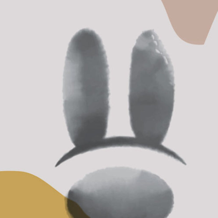 Selbstklebende Vlies Fototapete/Wandtattoo | Mickey Abstract | Größe 125 x 125 cm