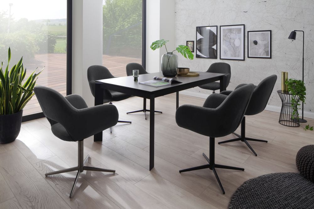 MCA | Stuhl | MELROSE 2 KREUZFU.DREH.AN | anthrazit