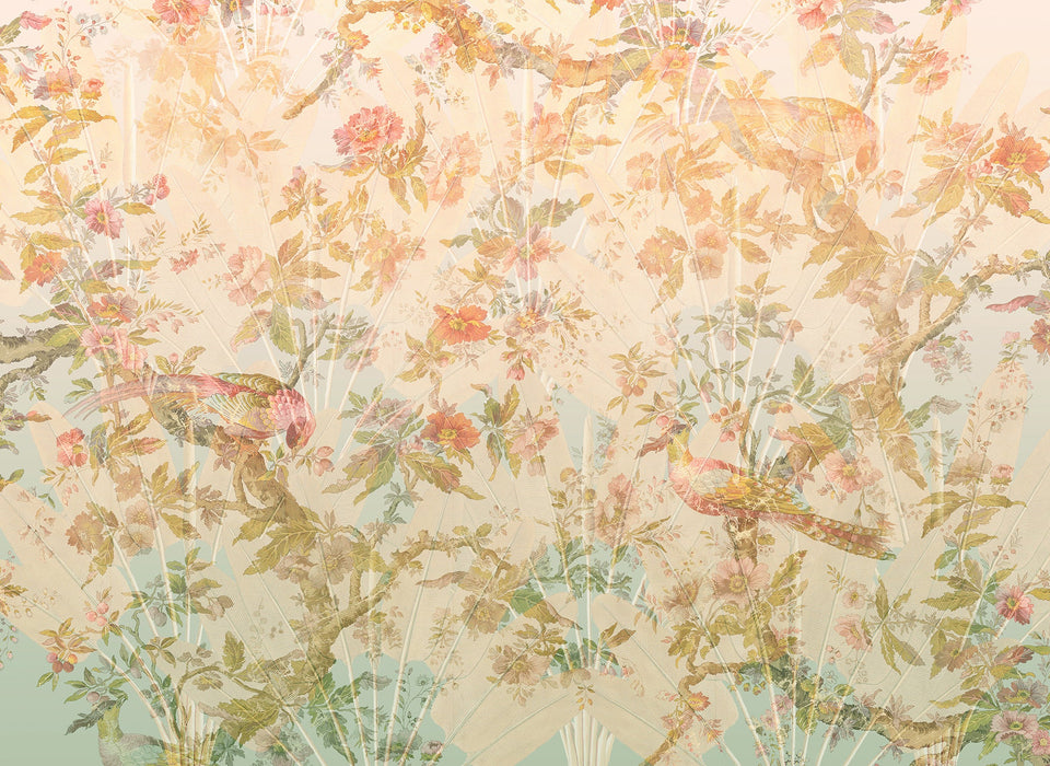 Vlies Fototapete | Oiseau de Paradis | Größe 350 x 255 cm