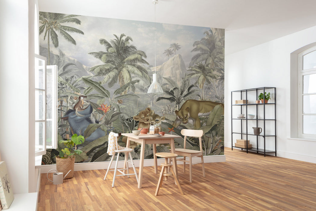 Vlies Fototapete | Lion King Hills | Größe 300 x 280 cm