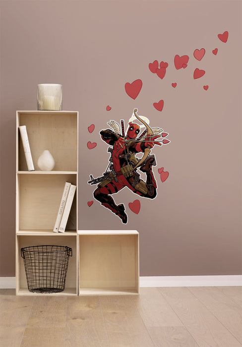 Wandtattoo | Deadpool Lovepool  | Größe 50 x 70 cm