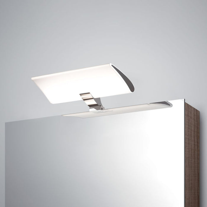 emuca Aries LED-Spiegelstrahler für das Badezimmer, IP44, 300 mm, Kunststoff, Ve