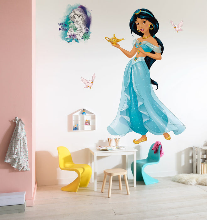 Selbstklebende Vlies Fototapete/Wandtattoo | Jasmin XXL | Größe 127 x 200 cm