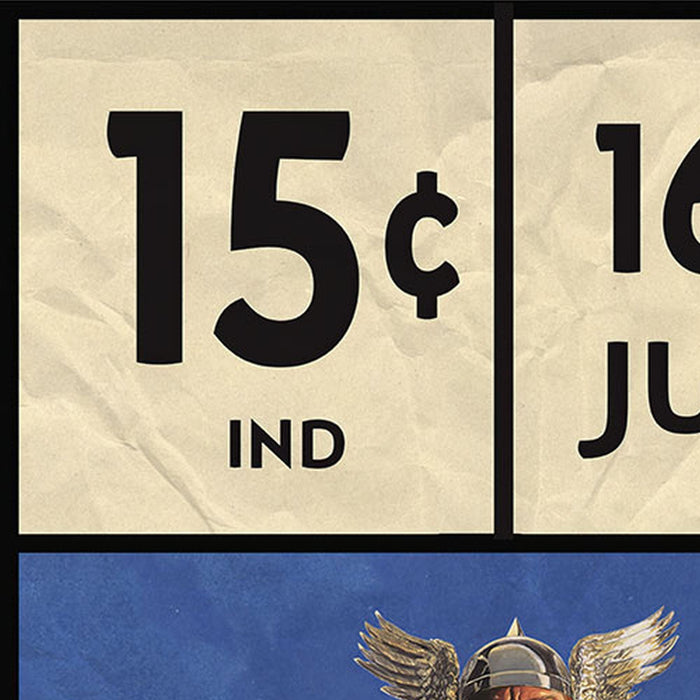 Vlies Fototapete | Thor Retro Comic Box | Größe 100 x 280 cm