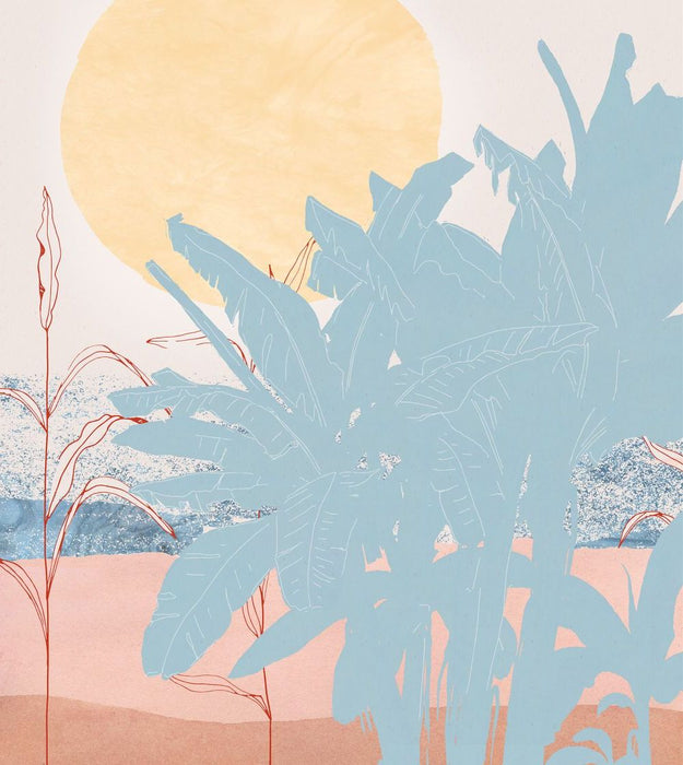 Vlies Fototapete | Banana Leaves | Größe 250 x 280 cm