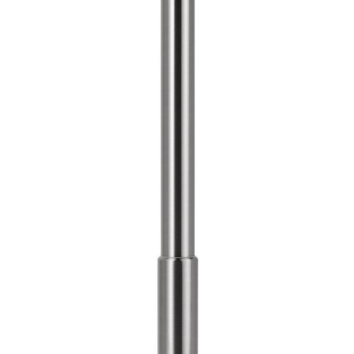 Trampolo 1 rund | Stützfuß | edelstahlfarbig | H 620 - 800 mm