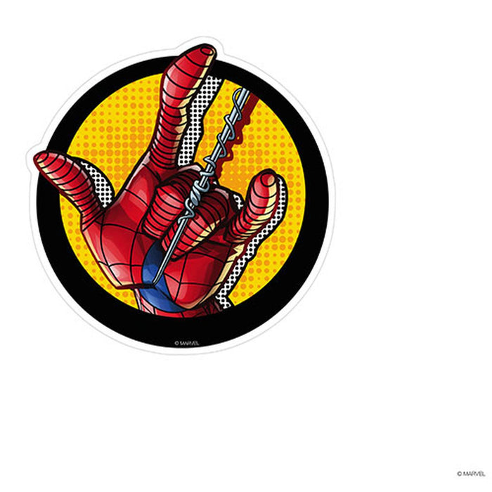 Komar | Wandtattoo | Spider Man Web Head  | Größe 100 x 70 cm