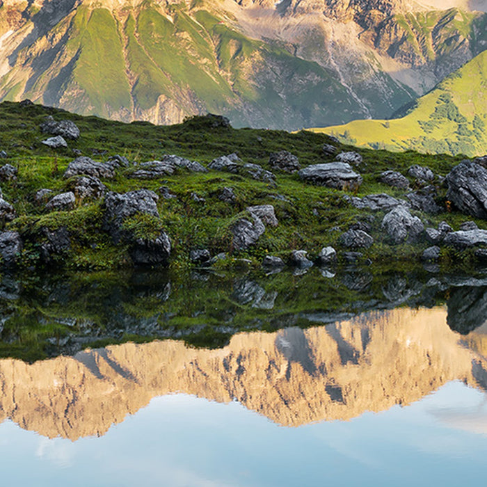 Vlies Fototapete | Allgäu Spiegel | Größe 450 x 280 cm