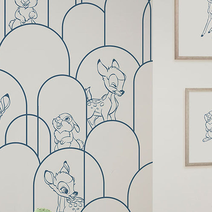 Vlies Fototapete | Hide away Bambi | Größe 250 x 250 cm