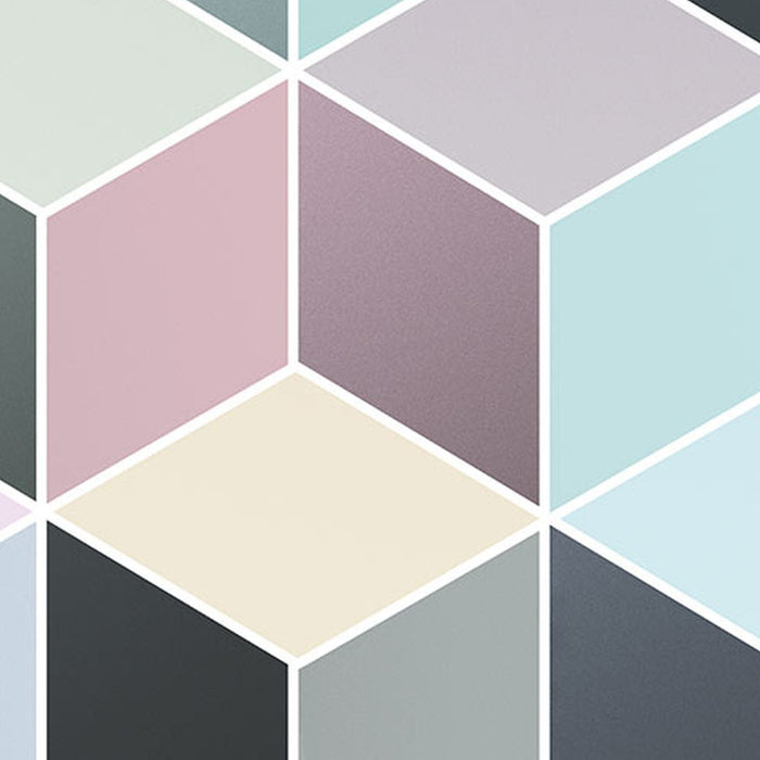 Vlies Fototapete | Cubes Pastel | Größe 200 x 250 cm