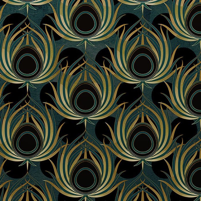 Vlies Fototapete | Paon Vert | Größe 200 x 280 cm