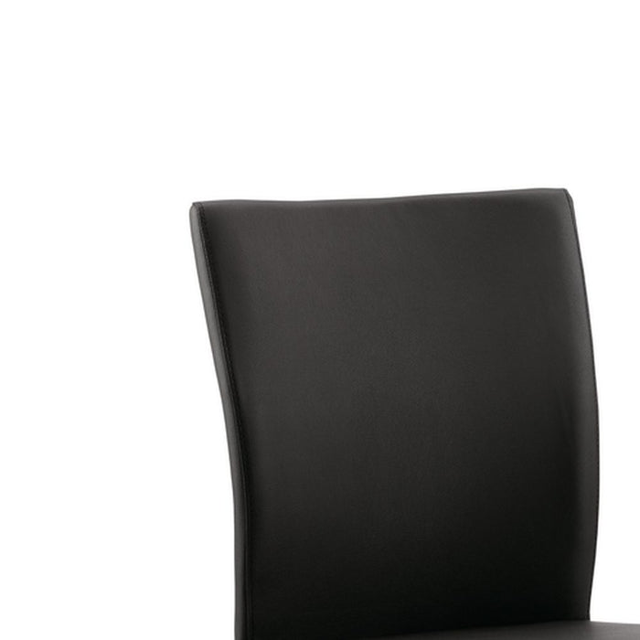 Naber | Daimo 1K | Stuhl Küchenstuhl | Gestell schwarz | Bezug schwarz