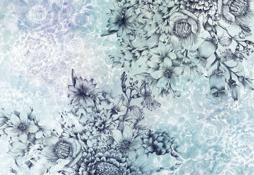 Vlies Fototapete | Windflowers | Größe 368 x 248 cm