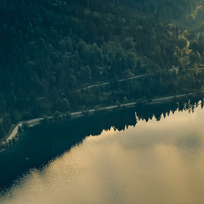 Vlies Fototapete | Gold Mountains | Größe 400 x 250 cm