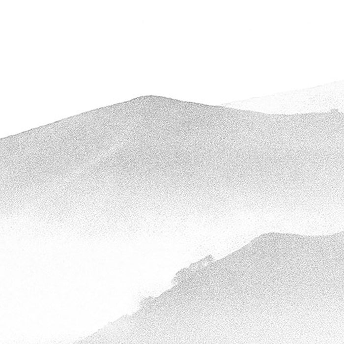 Komar | Vlies Fototapete | White Noise Mountain | Größe 200 x 280 cm