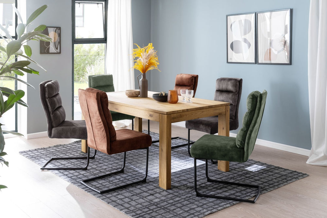 MCA | ANTADO VIERFUSST.AUSZIEHB | B:160(240)CM WILDEICHE | DGL MASSIV GEOELT/BUTTERF